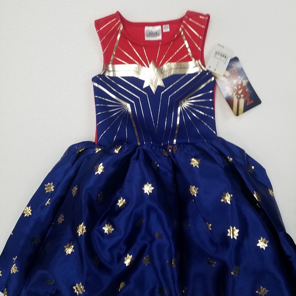 captain marvel skater dress